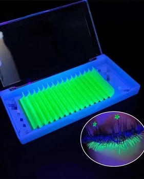 Muster fluoreszierender Wimpern für Kunden aus Amerika