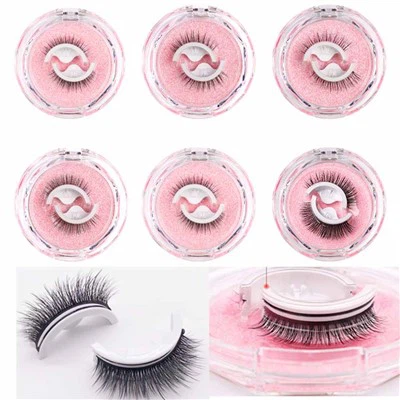 Selbstklebende Wimpern ohne Kleber