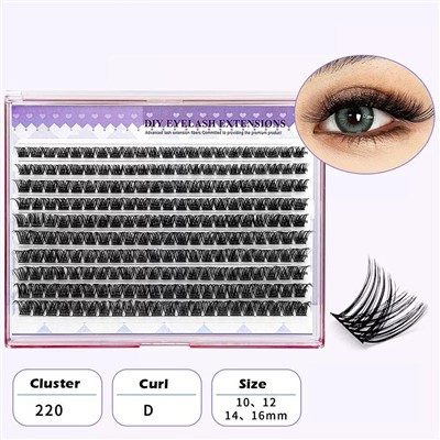 Individuelle Wimpernverlängerungen selber machen